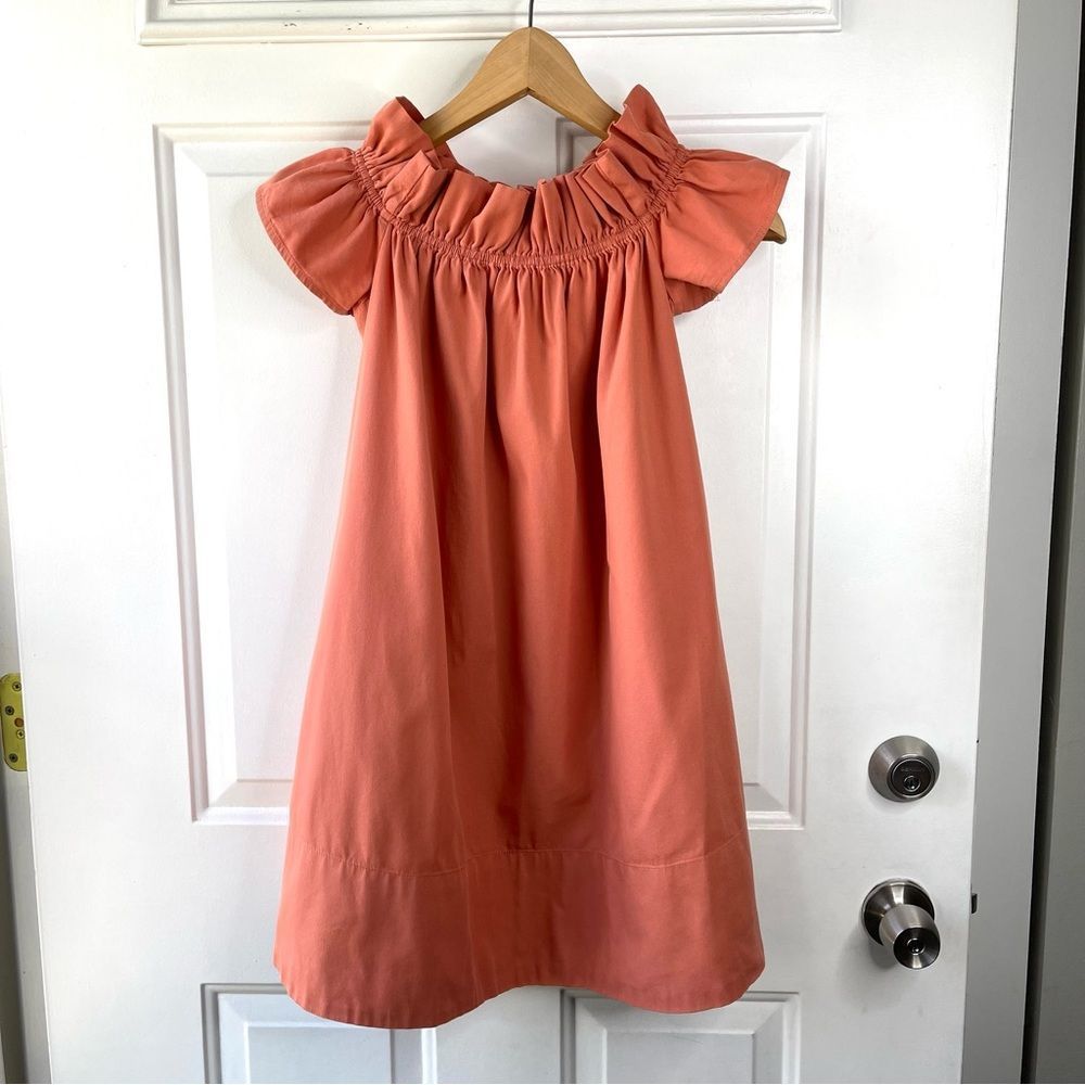 Free People Off the Shoulder Sophie Orange Neutral Dress Size XS - Picture 3 of 9